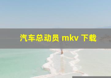 汽车总动员 mkv 下载